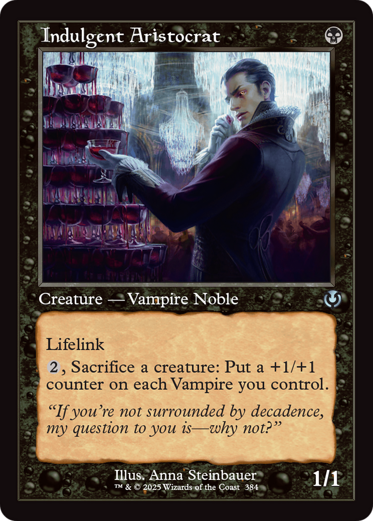 Indulgent Aristocrat (Retro Frame) [Innistrad Remastered] | Boutique FDB TCG