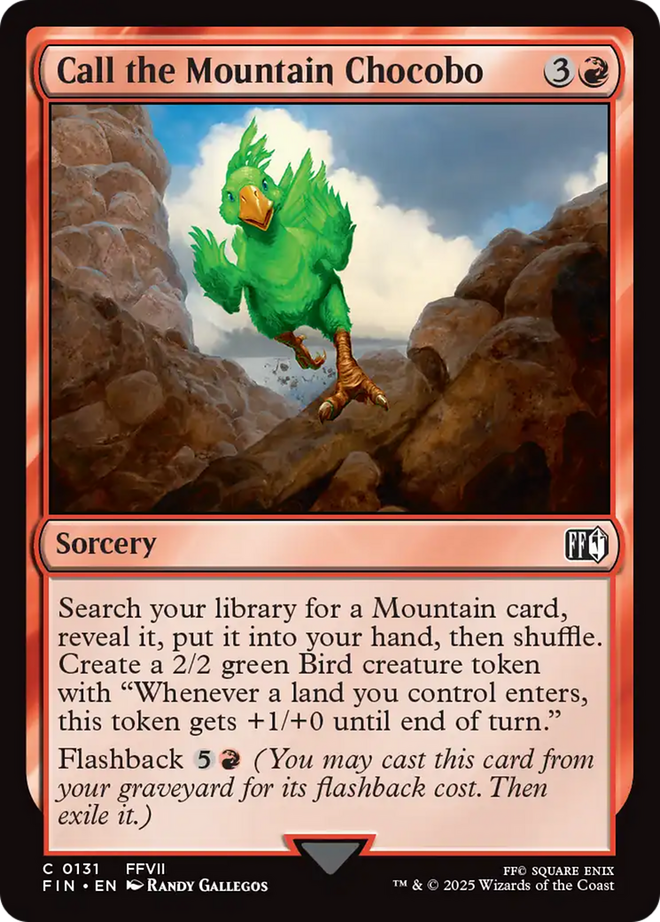 Call the Mountain Chocobo [FINAL FANTASY] | Boutique FDB TCG