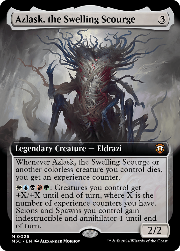 Azlask, the Swelling Scourge (Extended Art) [Modern Horizons 3 Commander] | Boutique FDB TCG