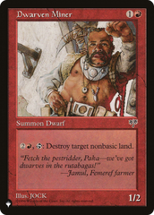 Dwarven Miner [The List] | Boutique FDB TCG