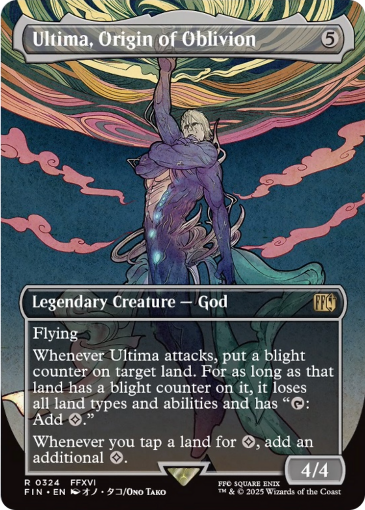 Ultima, Origin of Oblivion (Borderless) [FINAL FANTASY] | Boutique FDB TCG