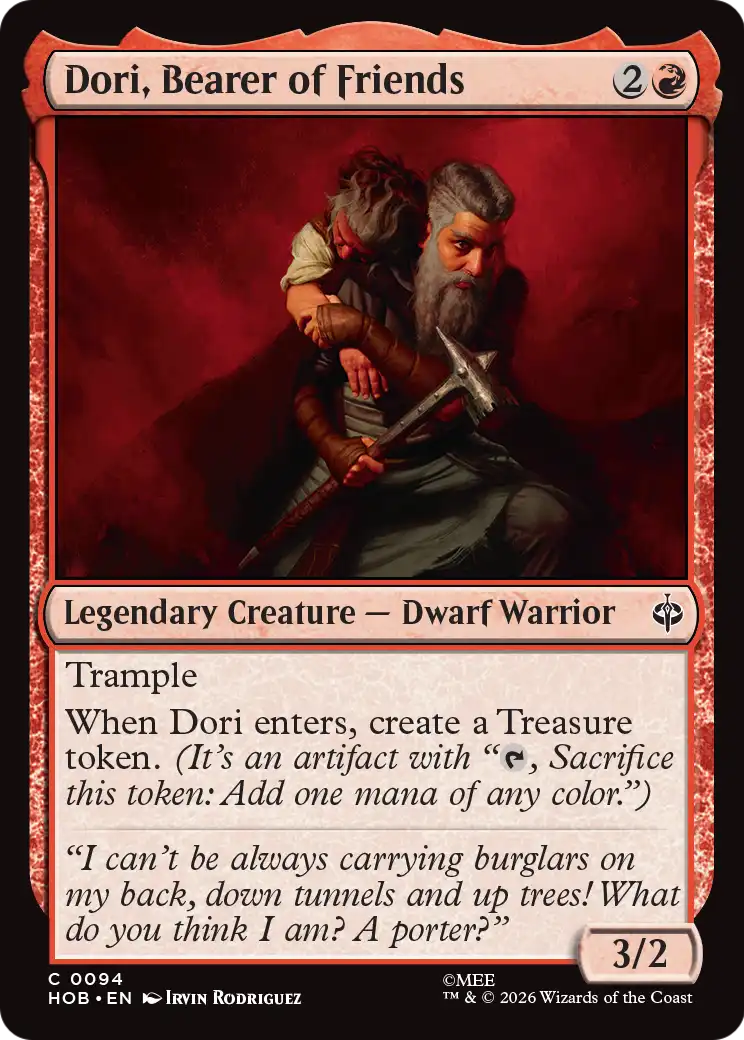 Dori, Bearer of Friends [The Hobbit] | Boutique FDB TCG