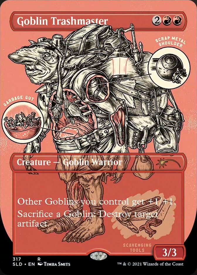 Goblin Trashmaster (Borderless Foil Etched) [Secret Lair Drop Series] | Boutique FDB TCG