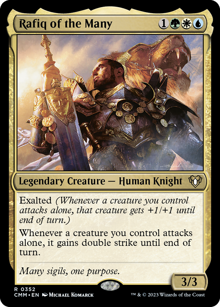 Rafiq of the Many [Commander Masters] | Boutique FDB TCG