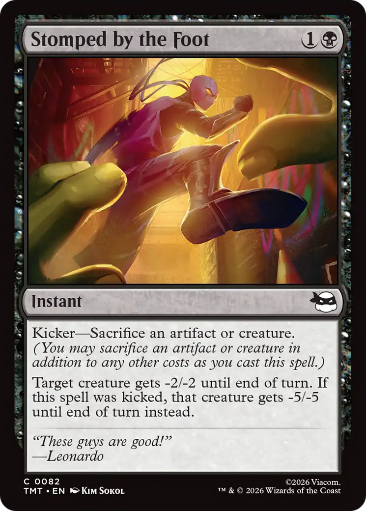 Stomped by the Foot [Teenage Mutant Ninja Turtles] | Boutique FDB TCG