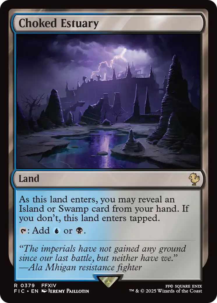 Choked Estuary [FINAL FANTASY Commander] | Boutique FDB TCG