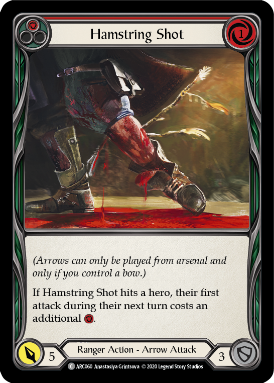 Hamstring Shot (Red) [U-ARC060] (Arcane Rising Unlimited)  Unlimited Normal | Boutique FDB TCG