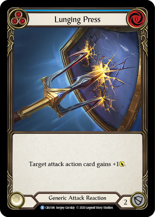 Lunging Press [CRU186] (Crucible of War) | Boutique FDB TCG