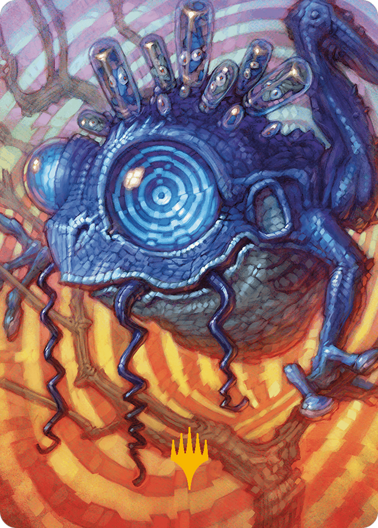 Psychic Frog Art Card (Gold-Stamped Planeswalker Symbol) [Modern Horizons 3 Art Series] | Boutique FDB TCG