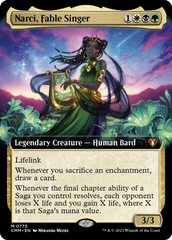 Narci, Fable Singer (Extended Art) [Commander Masters] | Boutique FDB TCG