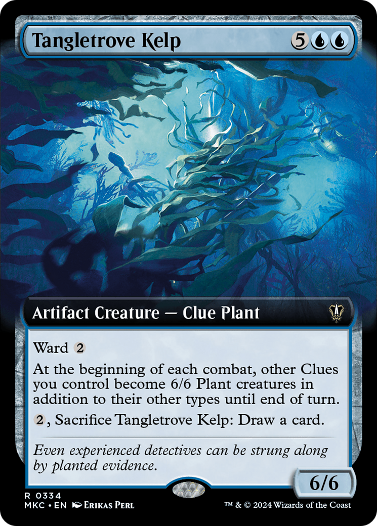 Tangletrove Kelp (Extended Art) [Murders at Karlov Manor Commander] | Boutique FDB TCG