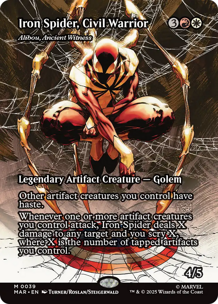 Iron Spider, Civil Warrior - Alibou, Ancient Witness [Marvel's Spider-Man: Eternal-Legal] | Boutique FDB TCG