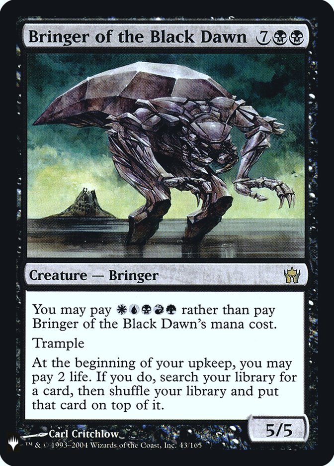Bringer of the Black Dawn [Mystery Booster] | Boutique FDB TCG
