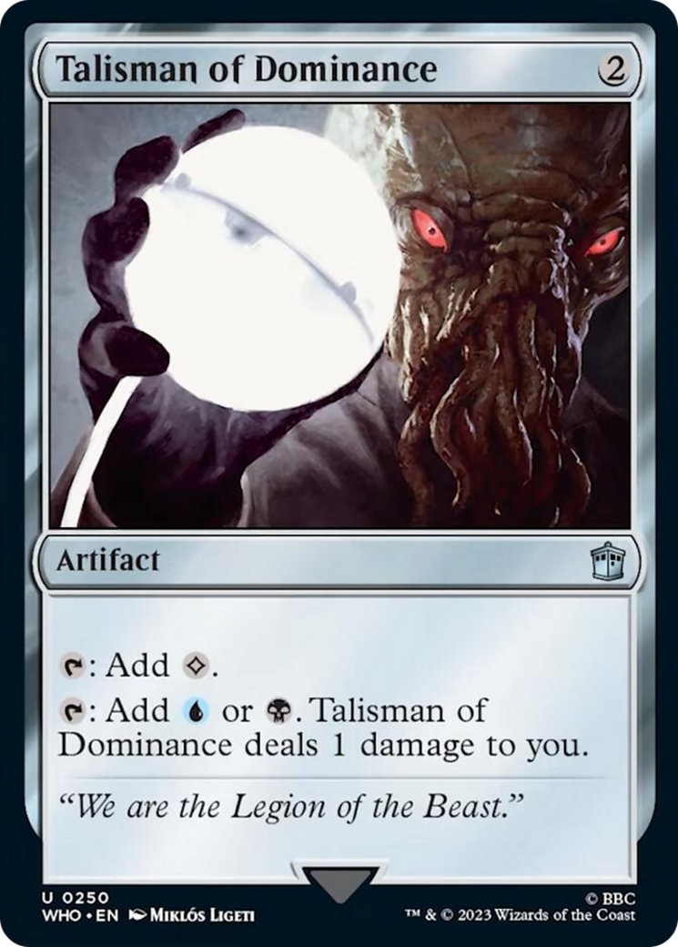 Talisman of Dominance [Doctor Who] | Boutique FDB TCG