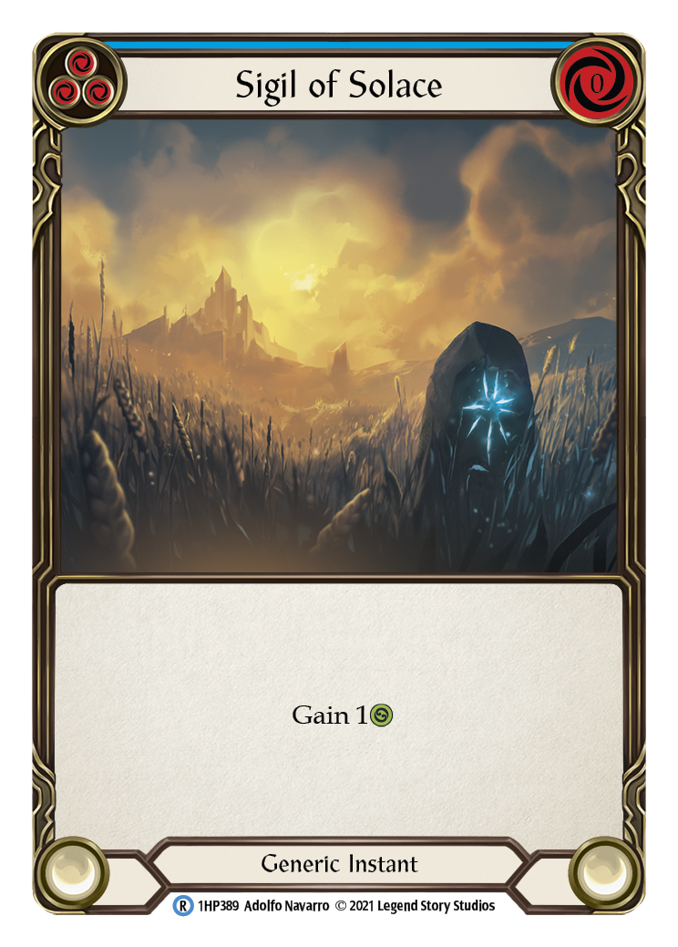 Sigil of Solace (Blue) [1HP389] (History Pack 1) | Boutique FDB TCG