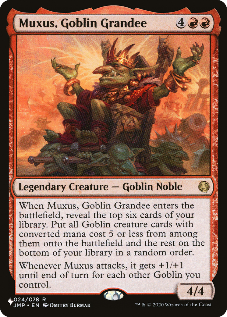 Muxus, Goblin Grandee [The List] | Boutique FDB TCG