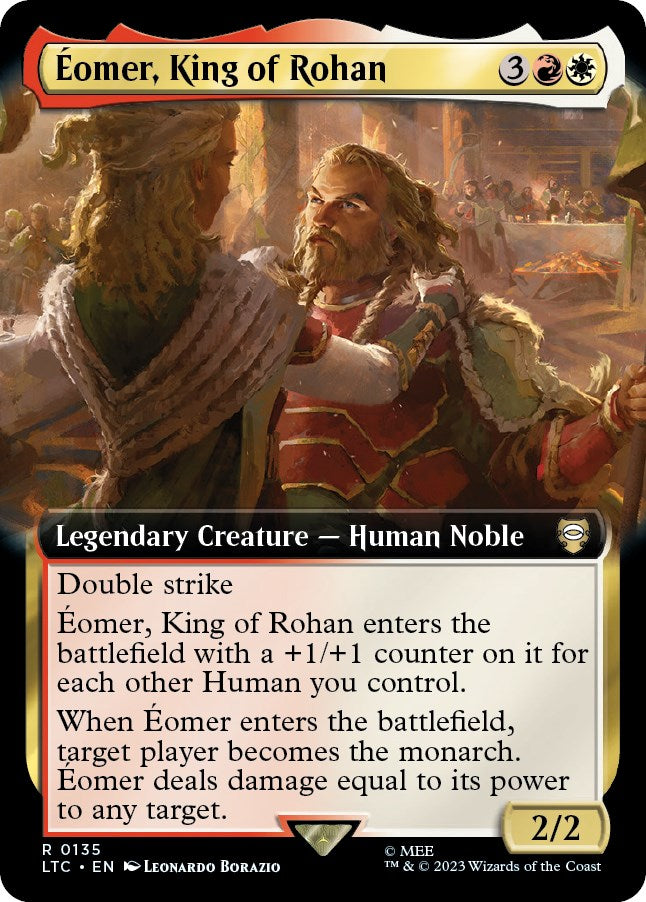 Eomer, King of Rohan (Extended Art) [The Lord of the Rings: Tales of Middle-Earth Commander] | Boutique FDB TCG