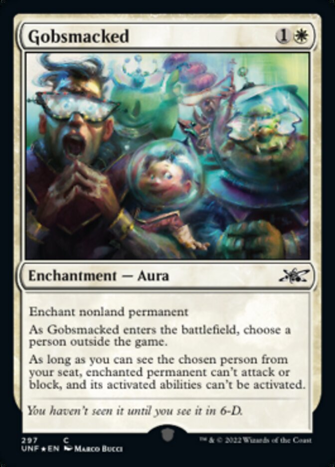 Gobsmacked (Galaxy Foil) [Unfinity] | Boutique FDB TCG