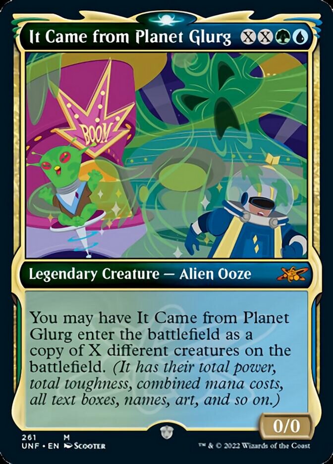 It Came from Planet Glurg (Showcase) [Unfinity] | Boutique FDB TCG