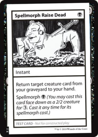 Spellmorph Raise Dead (2021 Edition) [Mystery Booster Playtest Cards] | Boutique FDB TCG