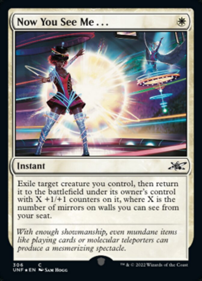 Now You See Me . . . (Galaxy Foil) [Unfinity] | Boutique FDB TCG