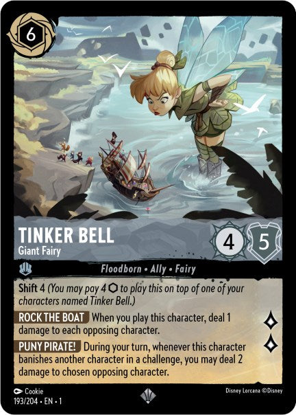 Tinker Bell - Giant Fairy (193/204) [The First Chapter] | Boutique FDB TCG