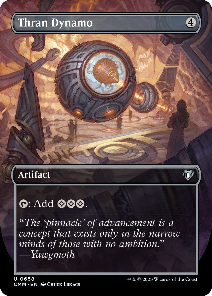 Thran Dynamo (Borderless Alternate Art) [Commander Masters] | Boutique FDB TCG