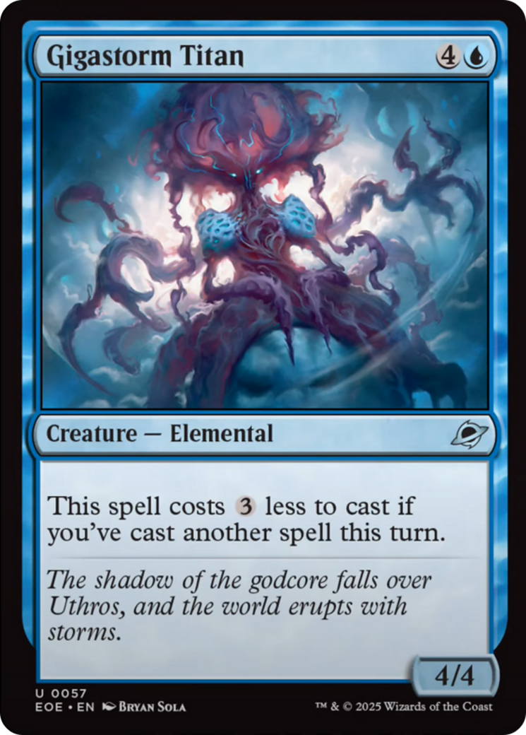 Gigastorm Titan [Edge of Eternities] | Boutique FDB TCG