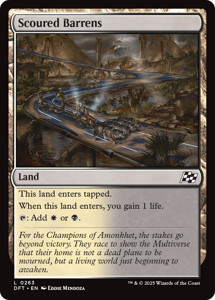 Scoured Barrens [Aetherdrift] | Boutique FDB TCG