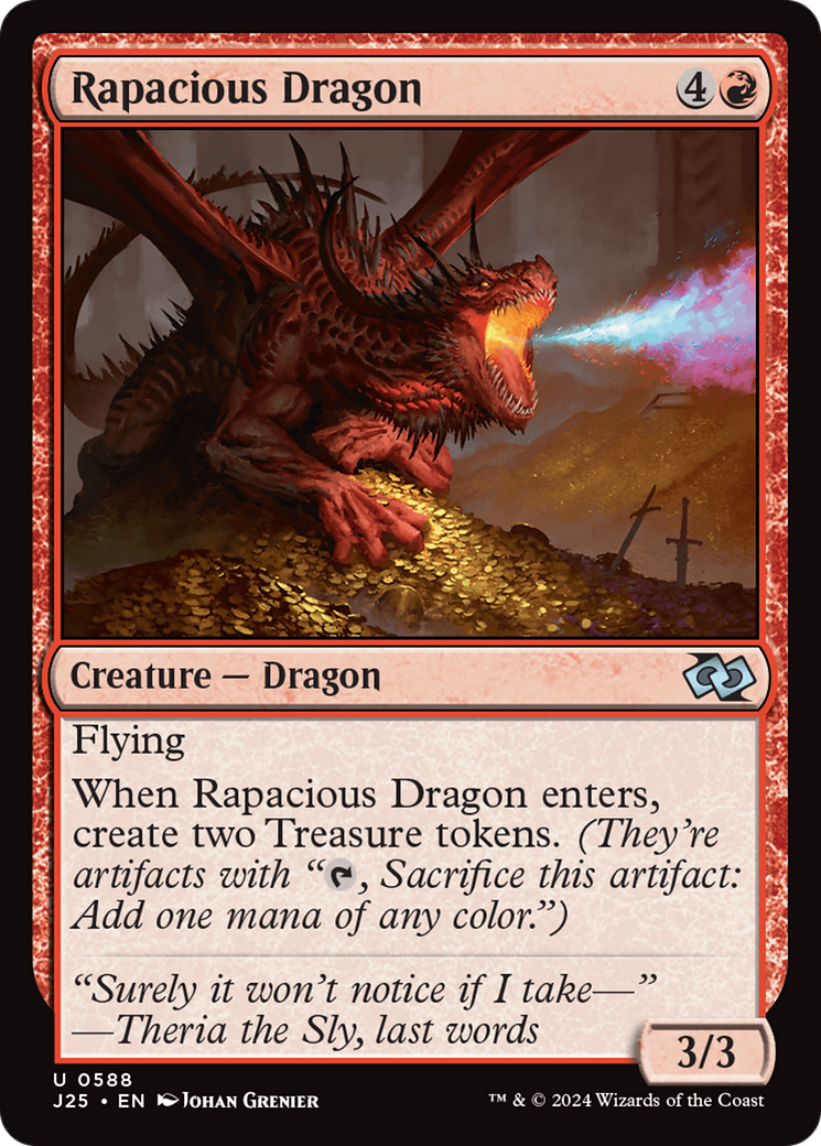 Rapacious Dragon [Foundations Jumpstart] | Boutique FDB TCG