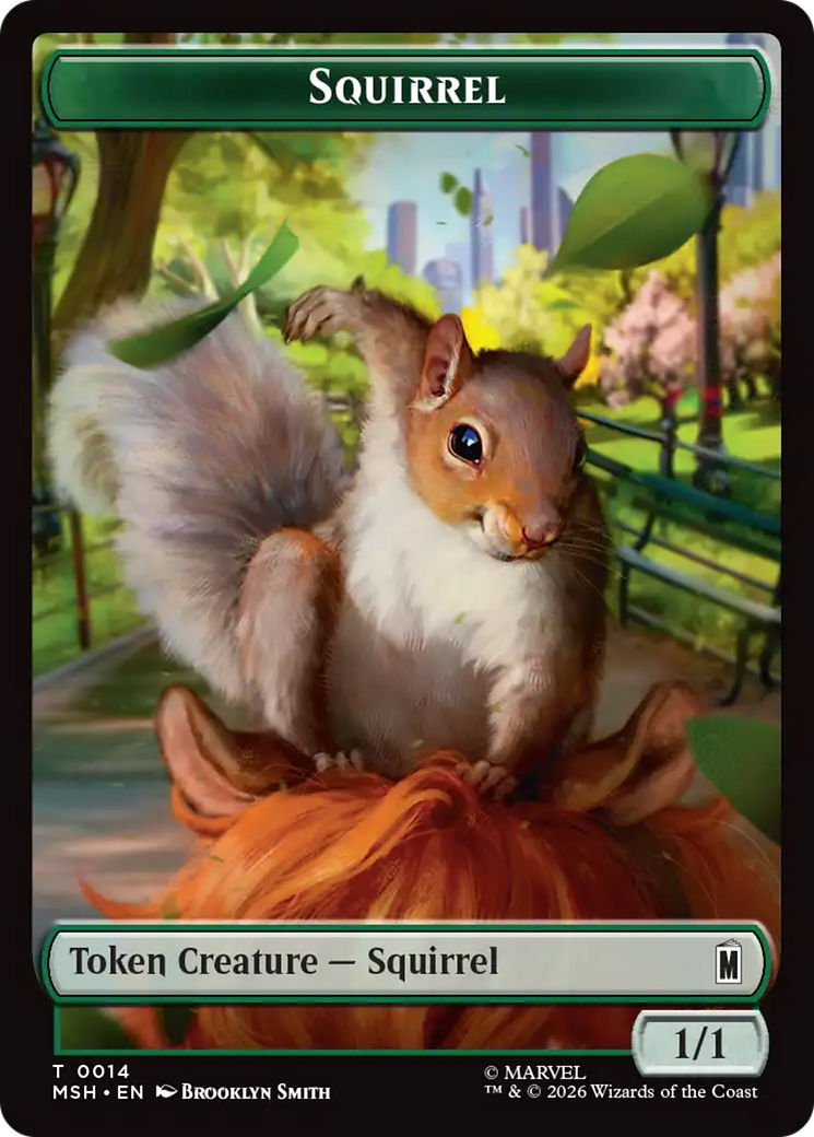 Galactus // Squirrel Double-Sided Token [Marvel Super Heroes Tokens] | Boutique FDB TCG