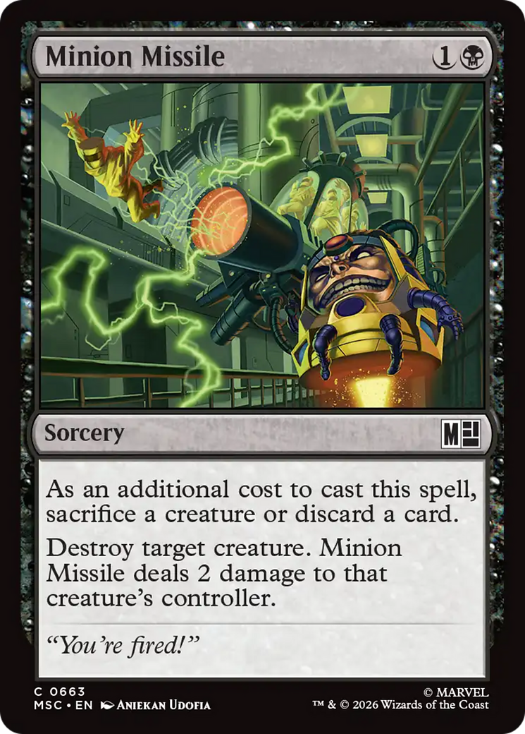 Minion Missile [Marvel Super Heroes Commander] | Boutique FDB TCG