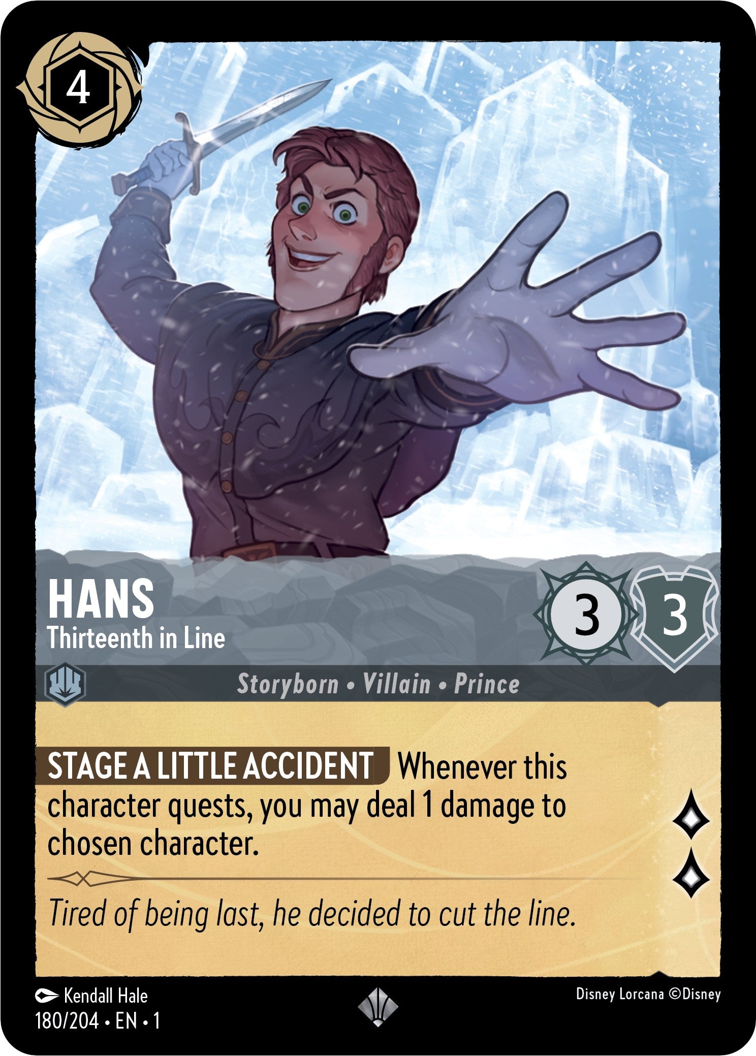 Hans - Thirteenth in Line (180/204) [The First Chapter] | Boutique FDB TCG