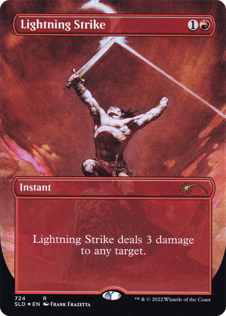 Lightning Strike (Borderless) [Secret Lair Drop Promos] | Boutique FDB TCG