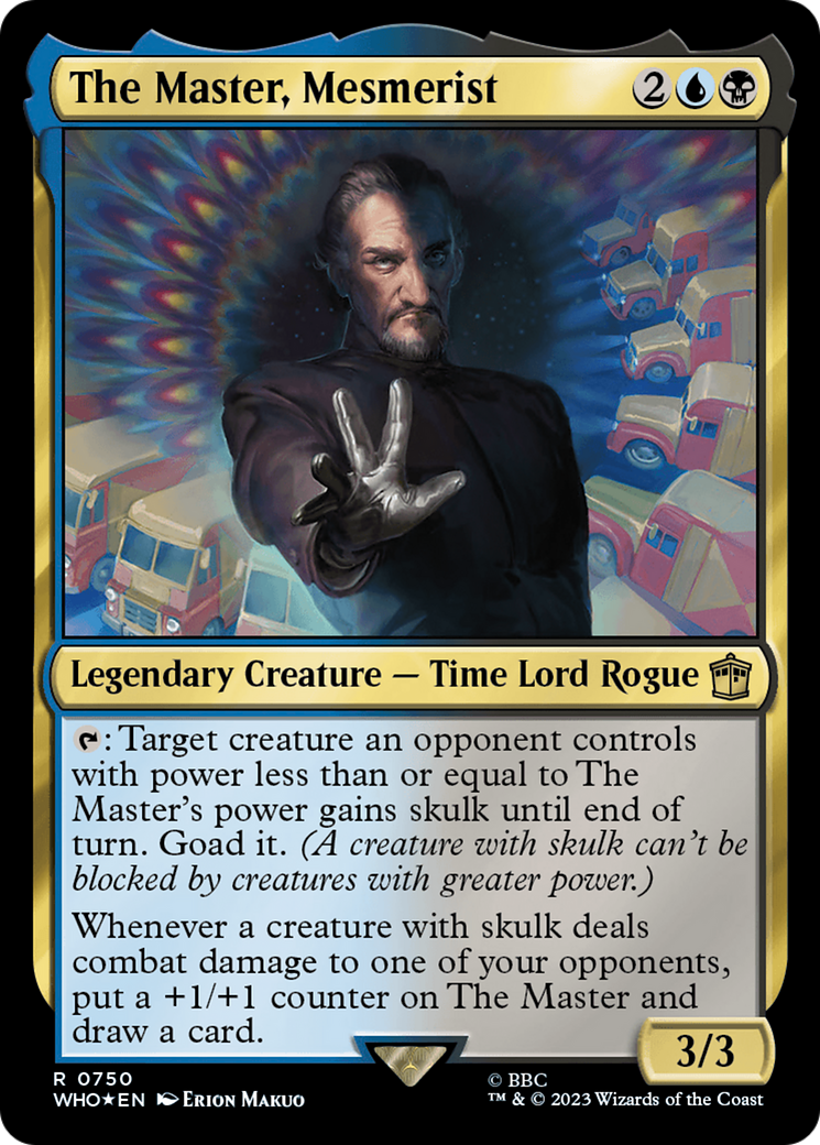 The Master, Mesmerist (Surge Foil) [Doctor Who] | Boutique FDB TCG