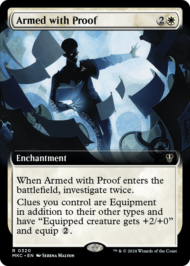 Armed with Proof (Extended Art) [Murders at Karlov Manor Commander] | Boutique FDB TCG