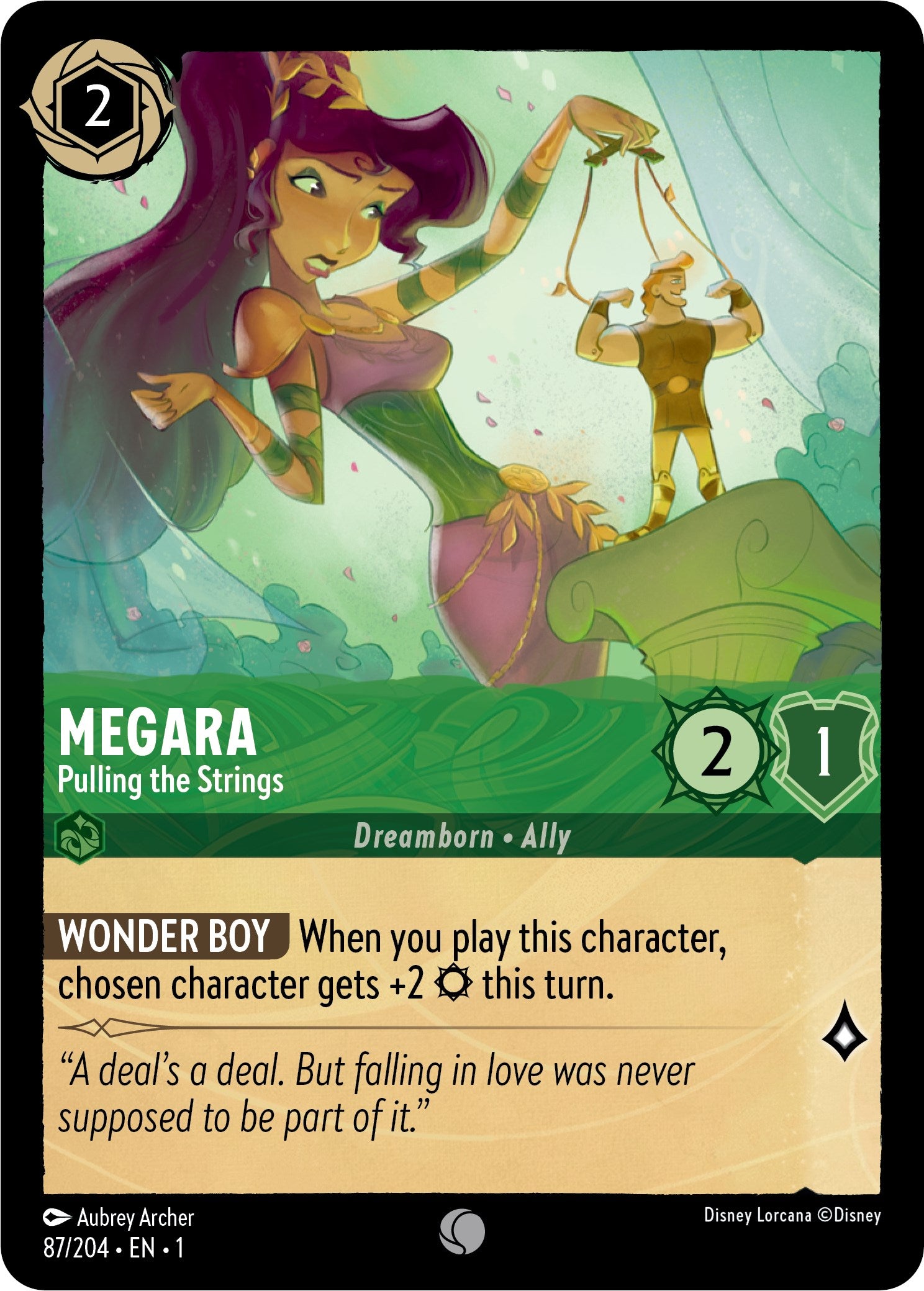 Megara - Pulling the Strings (87/204) [The First Chapter] | Boutique FDB TCG