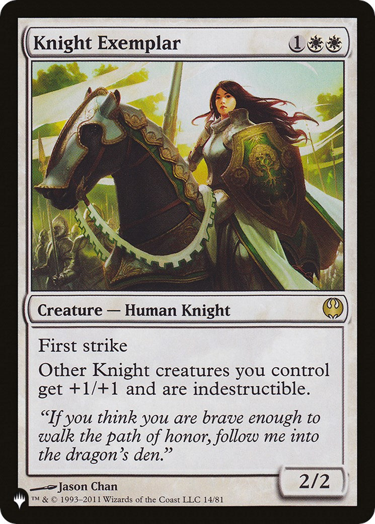 Knight Exemplar (14) [The List] | Boutique FDB TCG