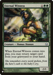 Eternal Witness [The List] | Boutique FDB TCG