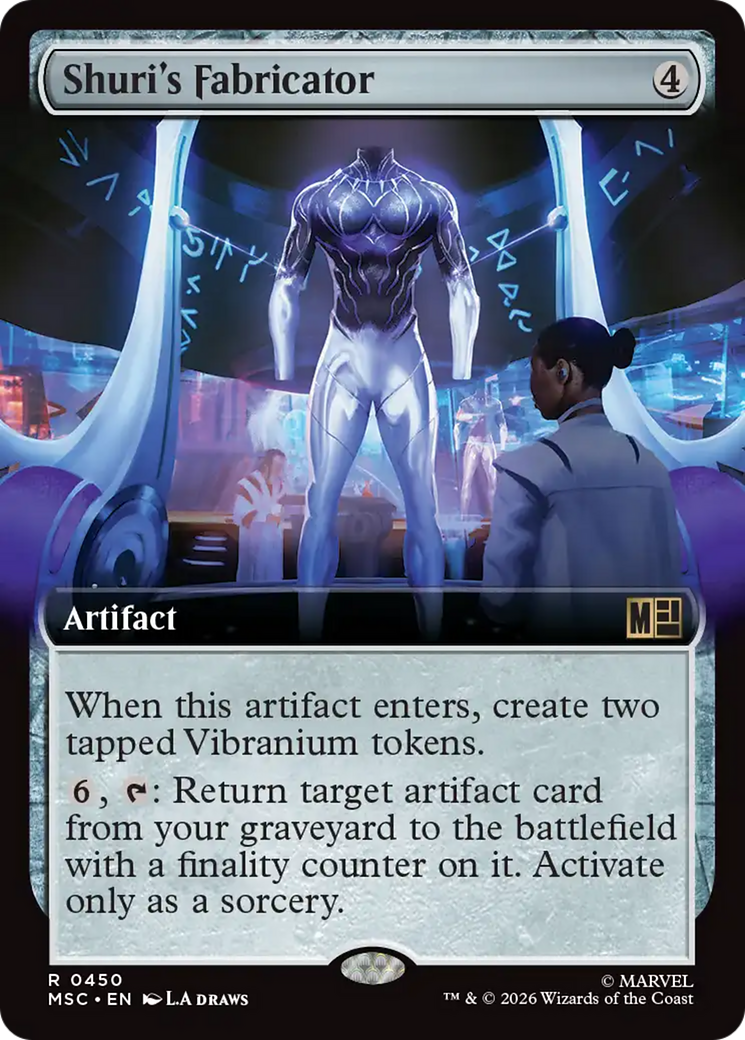 Shuri's Fabricator (Extended Art) [Marvel Super Heroes Commander] | Boutique FDB TCG