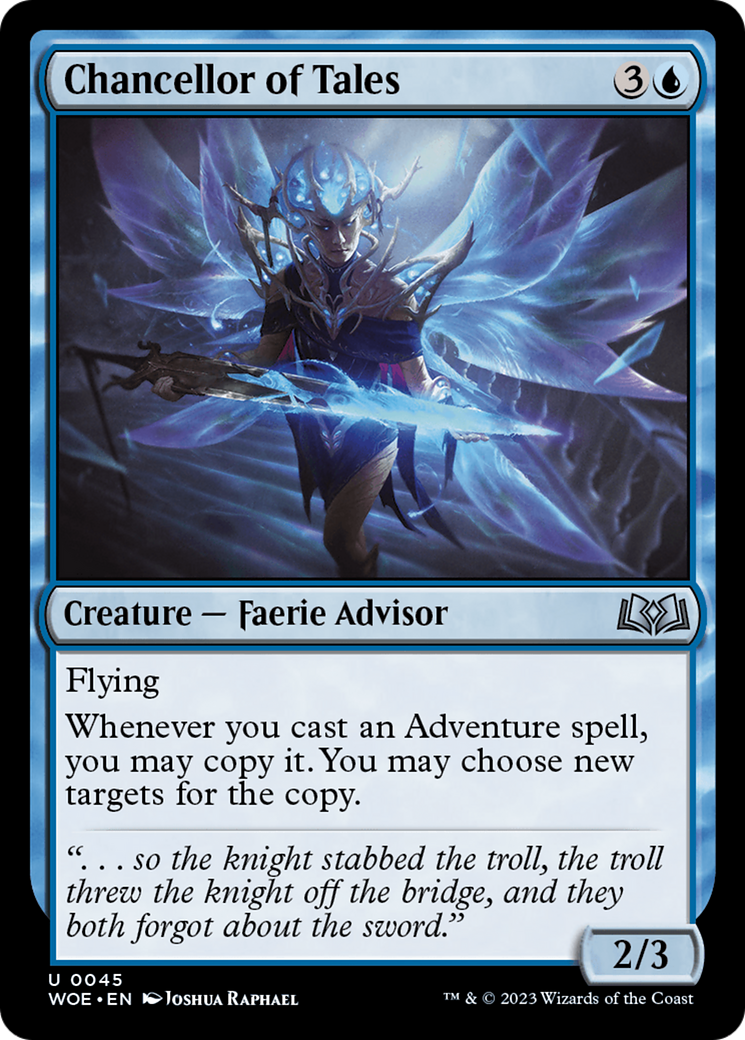 Chancellor of Tales [Wilds of Eldraine] | Boutique FDB TCG