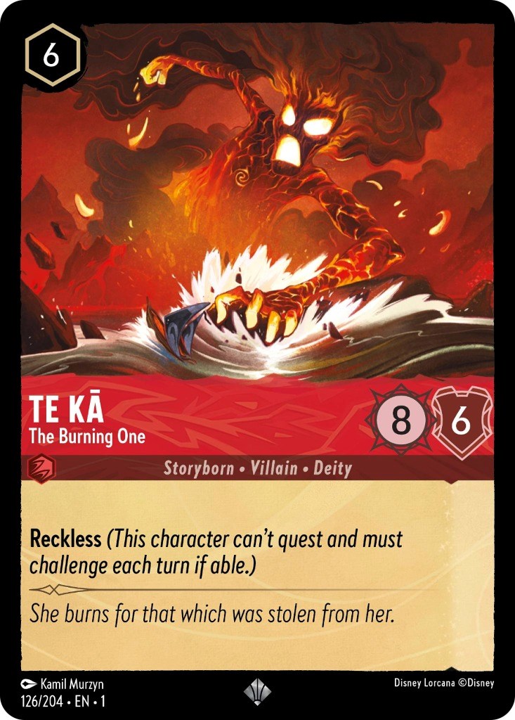 Te Ka - The Burning One (126/204) [The First Chapter] | Boutique FDB TCG