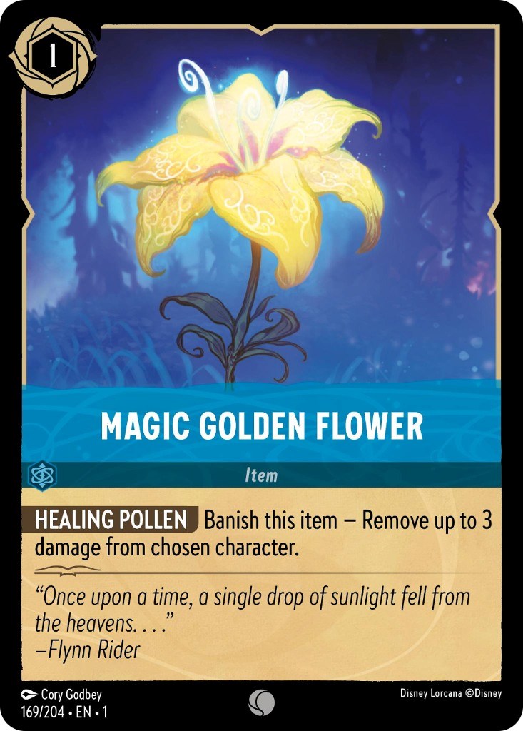 Magic Golden Flower (169/204) [The First Chapter] | Boutique FDB TCG