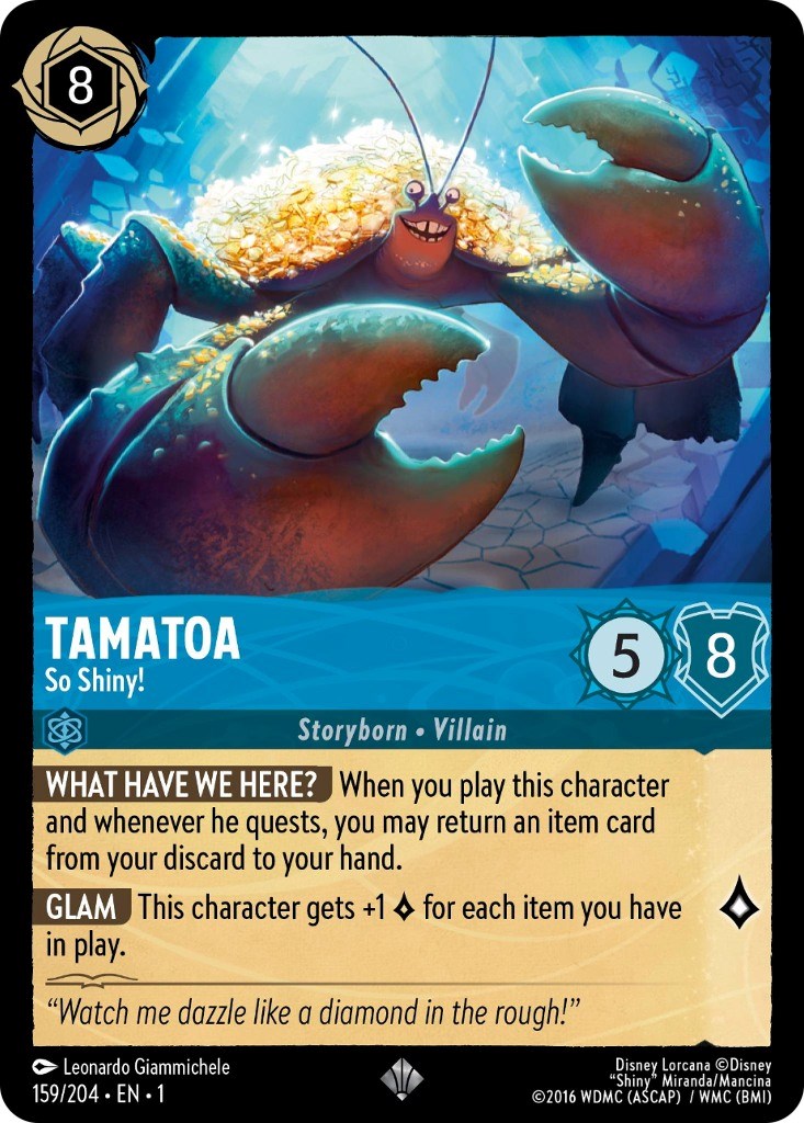 Tamatoa - So Shiny! (159/204) [The First Chapter] | Boutique FDB TCG