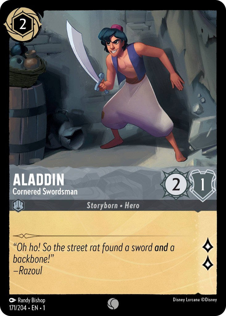 Aladdin - Cornered Swordsman (171/204) [The First Chapter] | Boutique FDB TCG