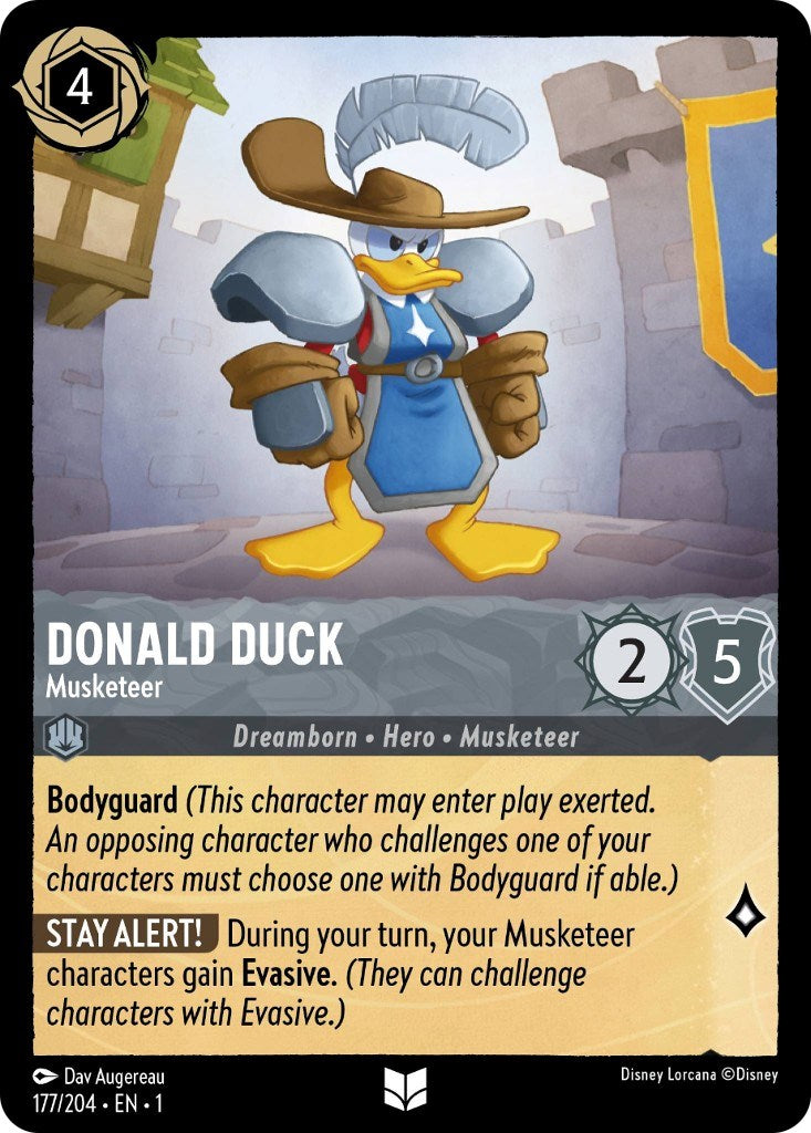 Donald Duck - Musketeer (177/204) [The First Chapter] | Boutique FDB TCG