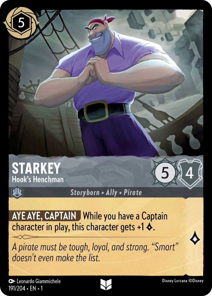 Starkey - Hook's Henchman (191/204) [The First Chapter] | Boutique FDB TCG