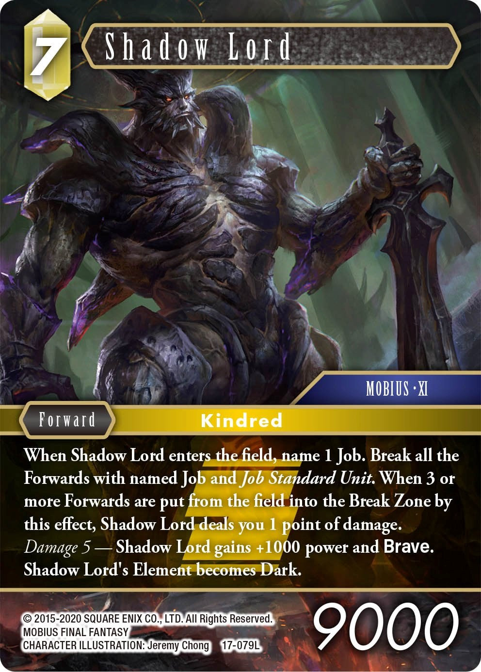 Shadow Lord [Rebellion's Call] | Boutique FDB TCG