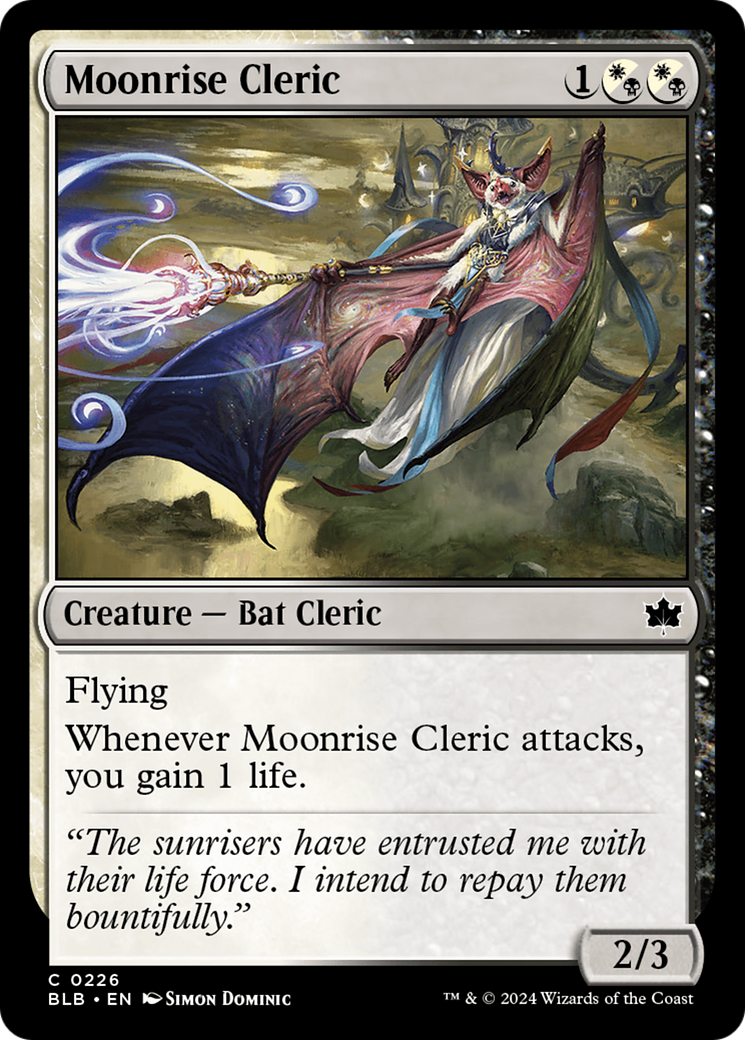 Moonrise Cleric [Bloomburrow] | Boutique FDB TCG