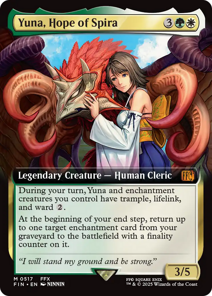 Yuna, Hope of Spira (Extended Art) [FINAL FANTASY] | Boutique FDB TCG